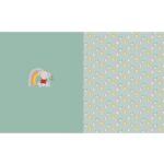 Panel 70x150cm - Mäuschen im Regenbogenzauber