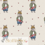 Cooles Nashorn - French Terry