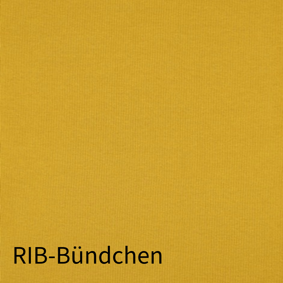 Unbenannt(16) Bündchen RIB - GOTS - mustard – Bild 1