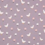 Kleine Ente in der Blumenwelt