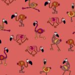 Lustige Flamingos