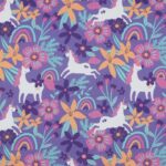 Einhorn in der Blumenwelt