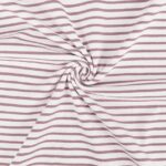 Jersey Streifen - alt rosa