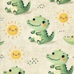 Baby Kroki an der Sonne