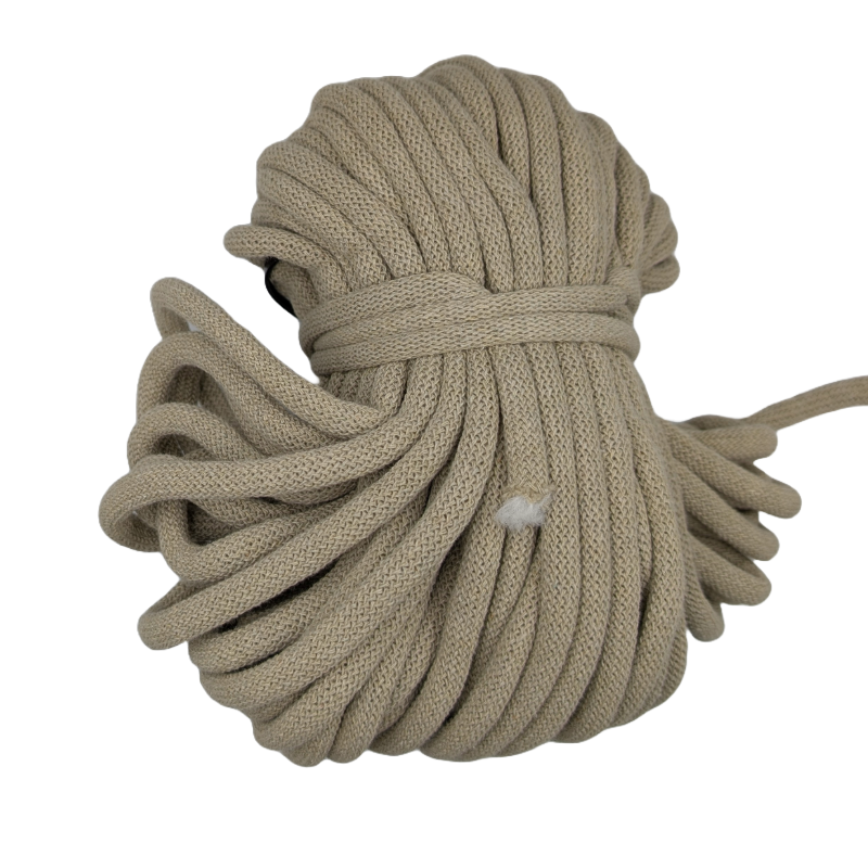 K132_Pale Olive Kordel 9mm - Pale-Olive – Bild 1