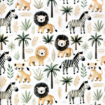 Zebra-Löwe Safari