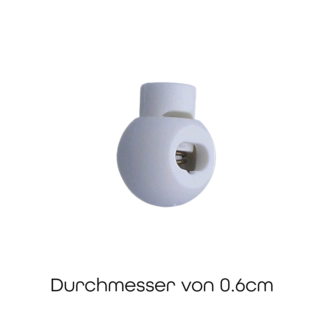 Unbenannt-2(143) Kordelstopper - weiss – Bild 1