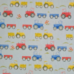 Farbenfrohe Traktoren