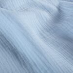 Musselin Uni - Hellblau