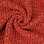 Strickstoff - Baumwolle - Brique