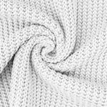 Strickstoff - Baumwolle - weiss