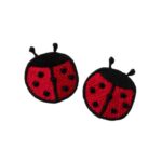 Applikation, Patch, Bügelbild: Marienkäfer