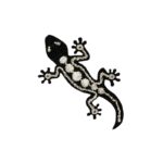 Applikation, Patch, Bügelbild: Echse