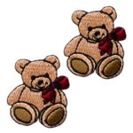 Applikation, Patch, Bügelbild: Bär