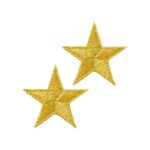 Applikation, Patch, Bügelbild: Stern gold