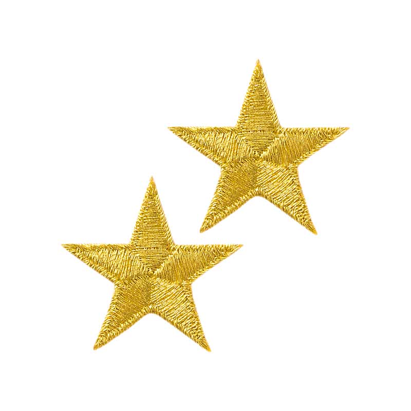 06505 Applikation, Patch, Bügelbild: Stern gold – Bild 1