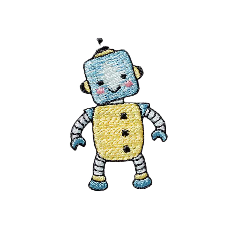 06529 PC Applikation, Patch, Bügelbild: Roboter Spielzeug – Bild 1