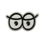 Applikation, Patch, Bügelbild: Reflex Augen