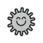 Applikation, Patch, Bügelbild: Reflex Sonne