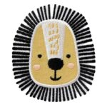 Applikation, Patch, Bügelbild: Löwenkopf
