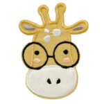 Applikation, Patch, Bügelbild: Giraffenkopf