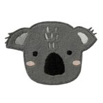 Applikation, Patch, Bügelbild: Koalakopf