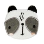 Applikation, Patch, Bügelbild: Pandakopf