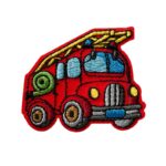 Applikation, Patch, Bügelbild: Feuerwehrauto