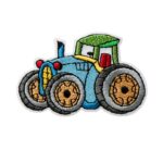 Applikation, Patch, Bügelbild: Traktor