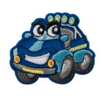 Applikation, Patch, Bügelbild: Abschlepper Blau