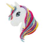 Applikation, Patch, Bügelbild: Einhorn