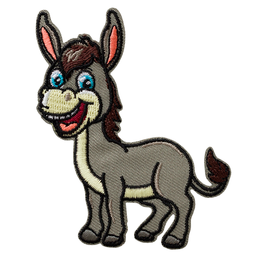 SONY DSC Applikation, Patch, Bügelbild: Esel – Bild 1