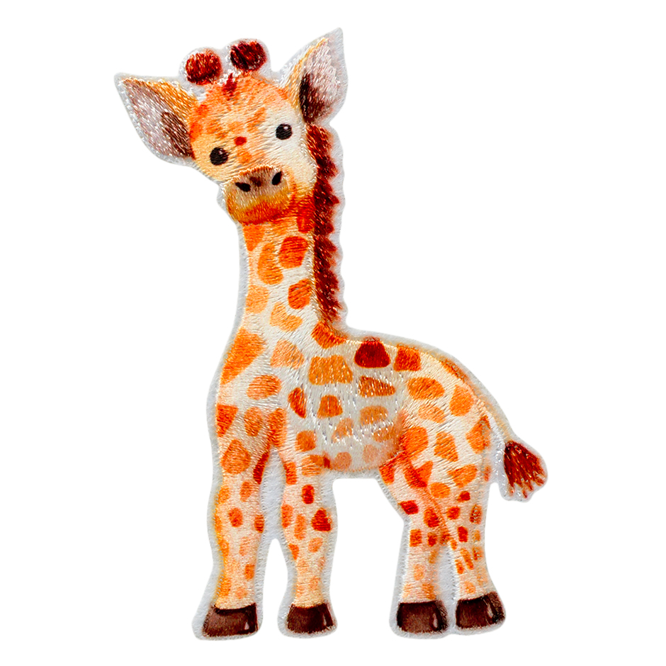 SONY DSC Applikation, Patch, Bügelbild: Giraffe – Bild 1