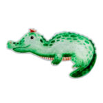 Applikation, Patch, Bügelbild: Krokodil