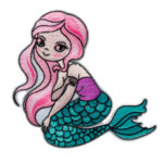 Applikation, Patch, Bügelbild: Meerjungfrau