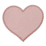 Applikation, Patch, Aufbügler: Flicken 2 Stk. Herz rosa