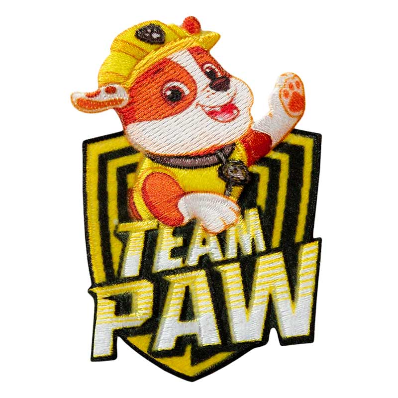 18154 Applikation, Patch, Aufbügler: Paw Patrol© Rubble – Bild 1