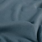 Rib-Jersey - Stahlblau