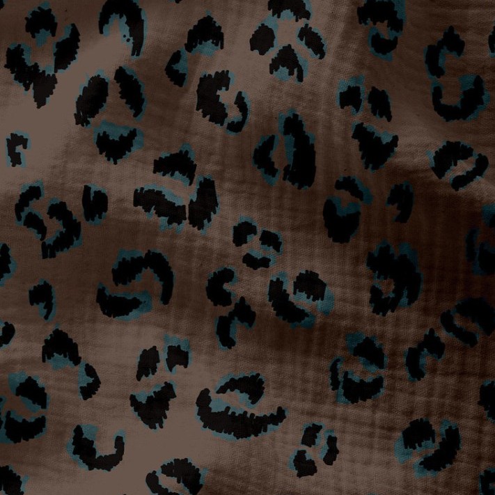 Screenshot 2025-09-14 212033 Leomuster dunkel - double gauze – Bild 1