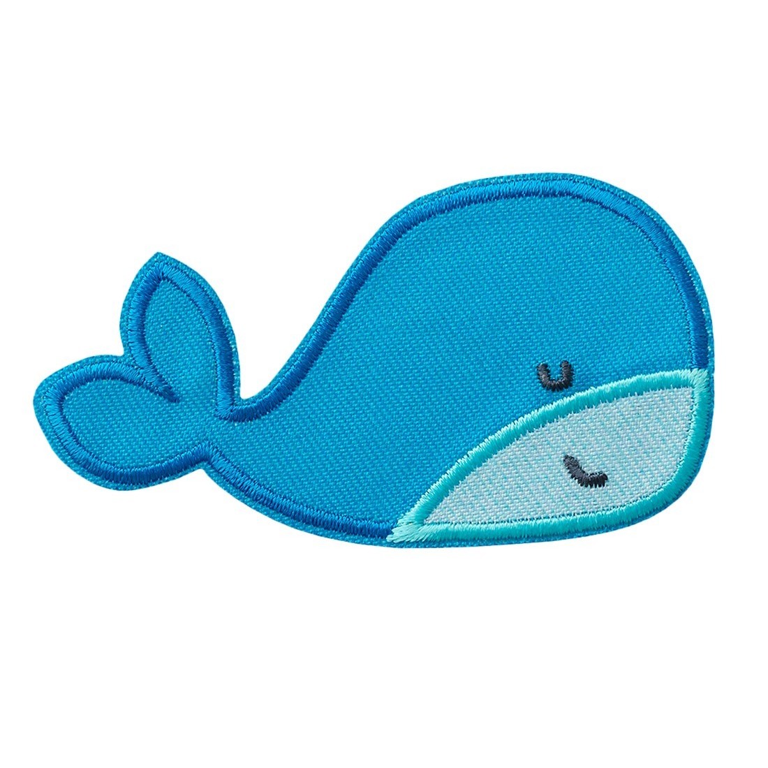 applikation-patch-buegelbild-blauwal Applikation, Patch, Bügelbild: Blauwal – Bild 1