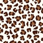 Leoparden Wollweiß