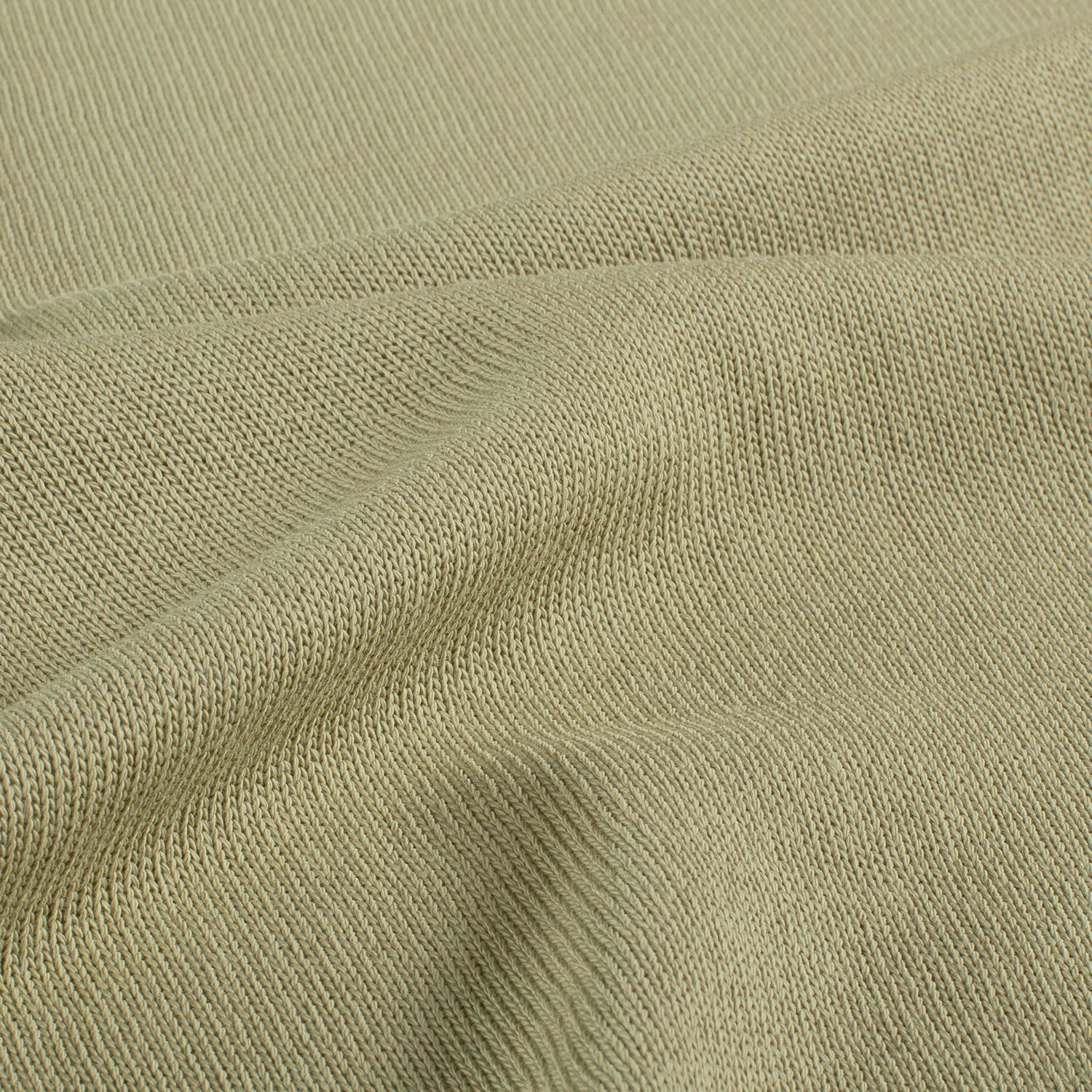 Olive Heavy Knit Stoff - Feinstrick - Oliv – Bild 1