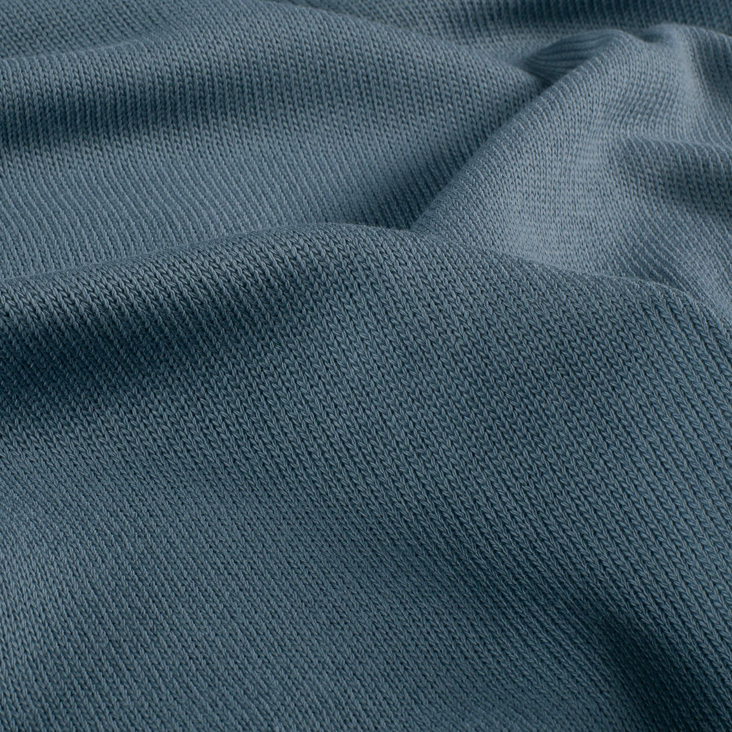 Stahlblau Heavy Knit Stoff - Feinstrick - Stahlblau – Bild 1
