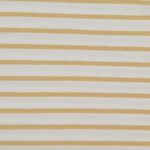 Jersey Streifen - Blanc / Vanille