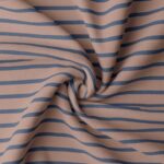 Jersey Streifen - Brown/Indigo