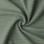 Jersey Streifen - Fern / Almond