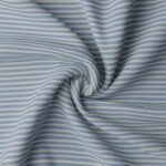 Jersey Streifen - Baltic / Linen