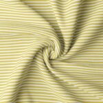 Jersey Streifen - Blanc / Vanille