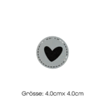 Herz rund - Reflektor Label