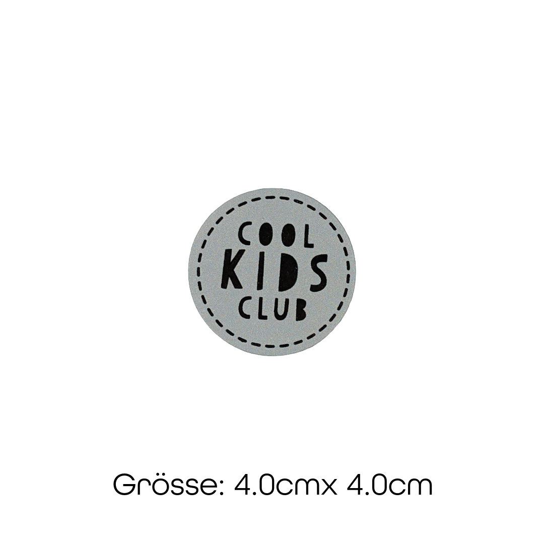 Unbenannt-3 (19) Cool KIDS Club rund - Reflektor Label – Bild 1
